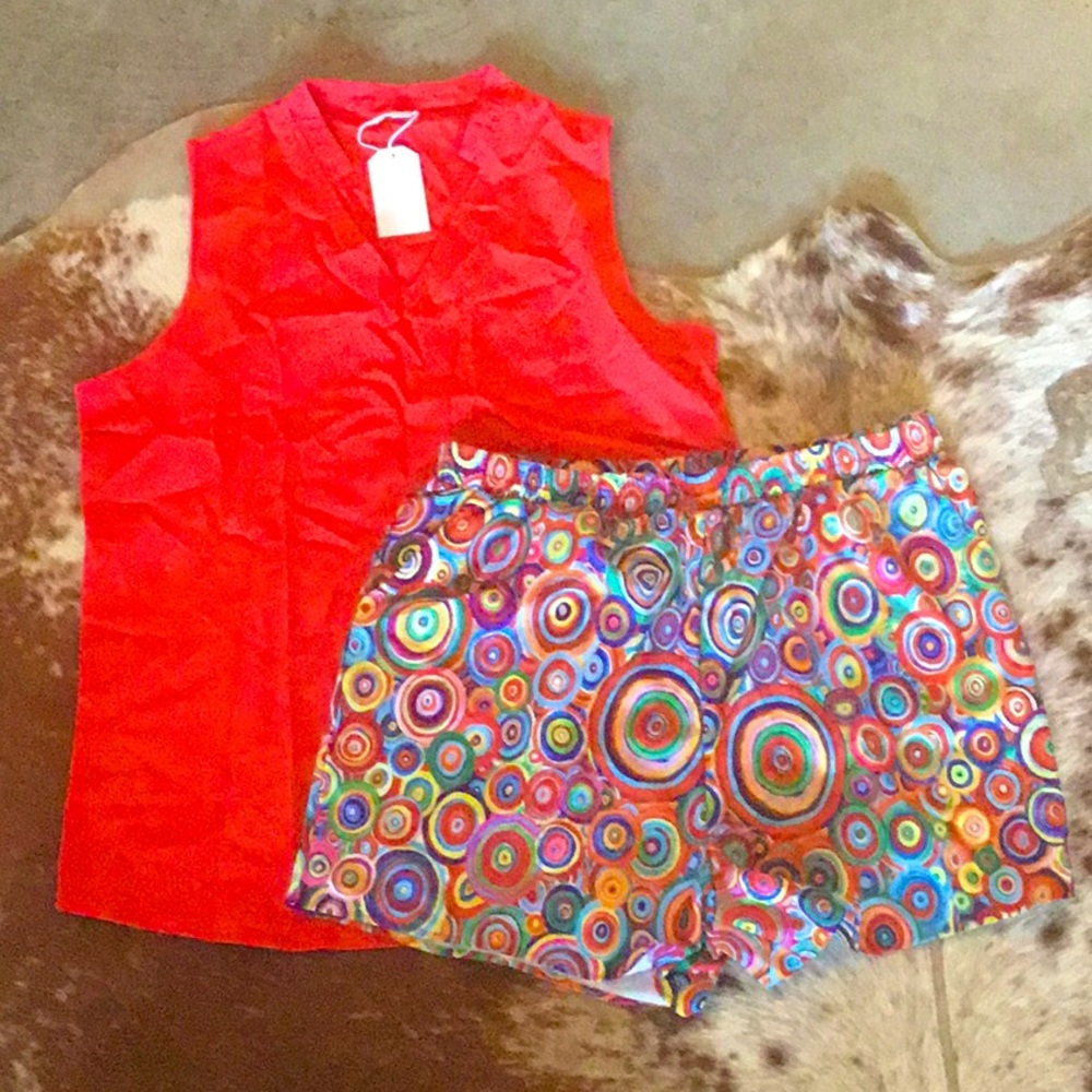 Women’s size XXL, two piece summer outfit.